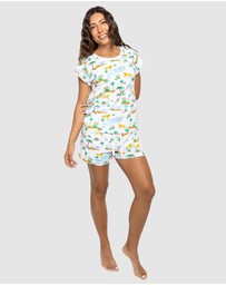 Sant And Abel - Women's Trunks Up Jersey Short PJ Set