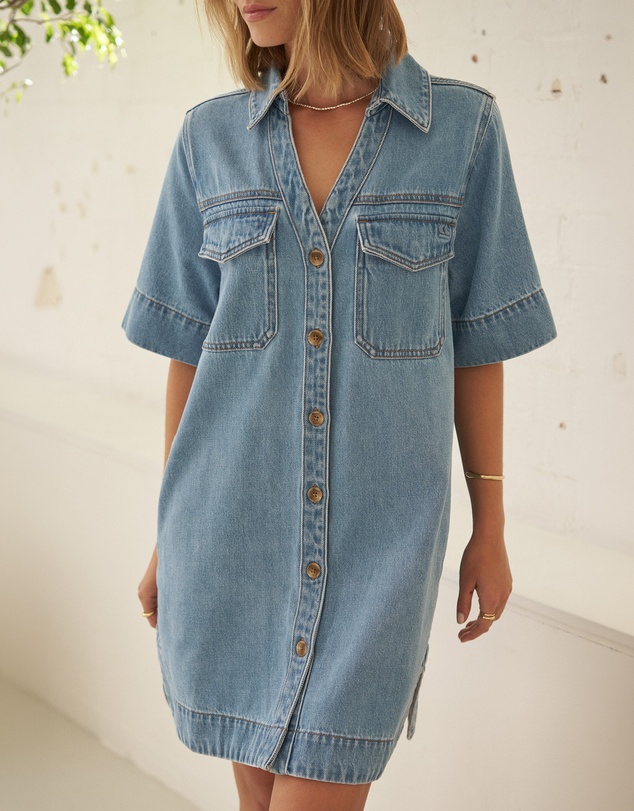 Ceres Life - Bonnie Relaxed Shirt Dress