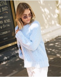 Ceres Life - Sage Chunky Knit Crew