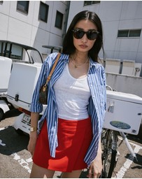 CAMIXA - Tecla Linen Jersey Top