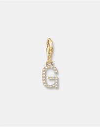 THOMAS SABO - Charm Pendant Letter G Gold Plated