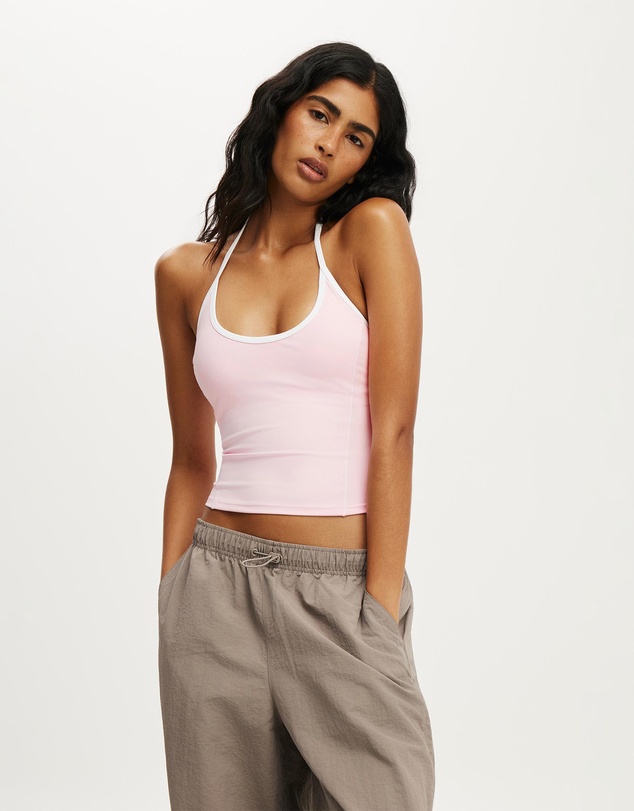 Cotton On Body Active - Ultra Move Scoop Halter Tank