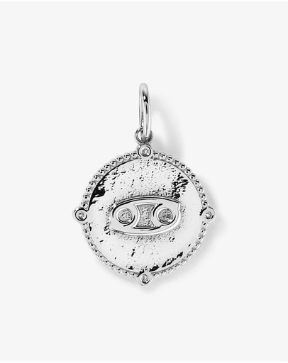 Michael Hill - Diamond Accent Cancer Zodiac Pendant in Sterling Silver
