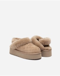 Ozwear Connection Uggs - Ugg Coquette Matelassé Logo Platform Slipper (Detachable Feature)