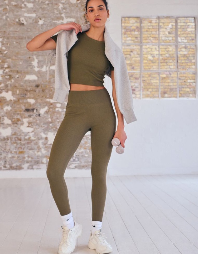 NEXT - Ribbed High Waist Leggings