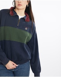Vintage by The Real Deal - Pre Loved - Vintage Chaps Ralph Lauren Quarter Zip Sweatshirt