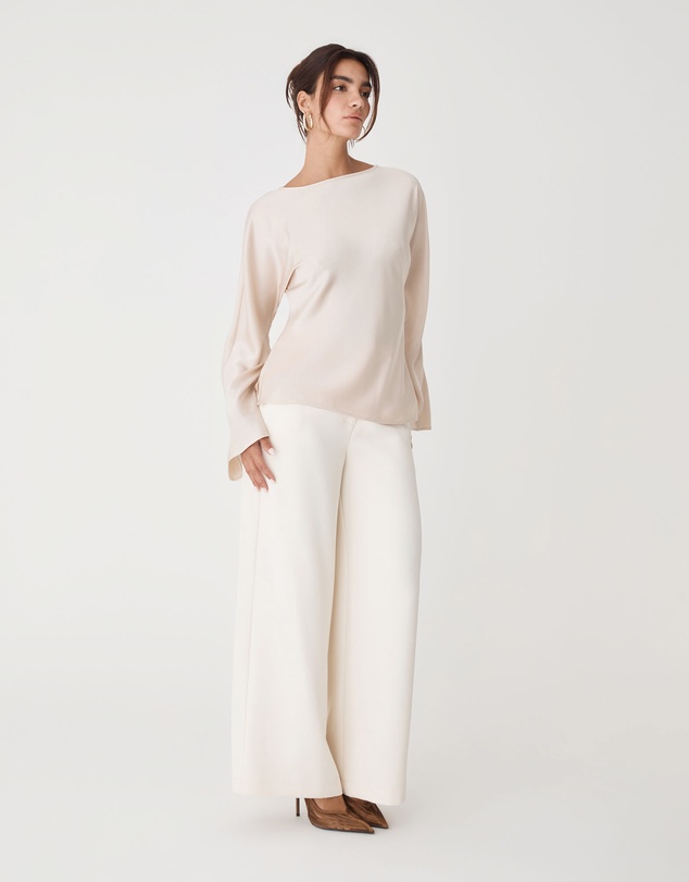 Forcast - Asma Satin Bias Cut Top