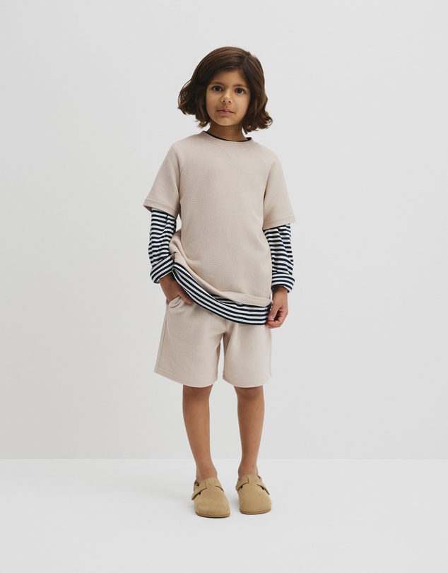 Country Road - Organically Grown Cotton Relaxed Waffle Short Sleeve T-shirt