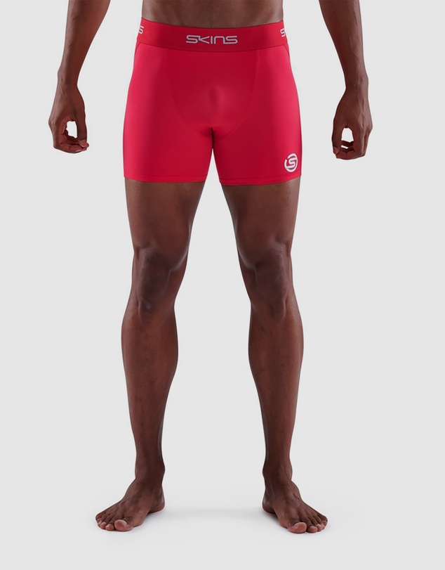 SKINS - SKINS Compression Men's Series-1 Running/Football/Gym Short Red