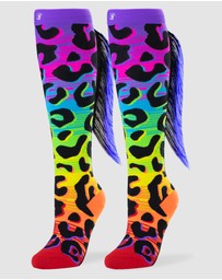 Crazy Skates - Crazy Socks Leopard Knee-High Socks