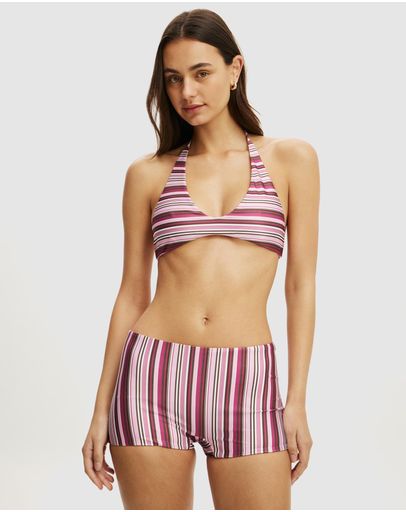 Boho Stripes Pink Shimmer