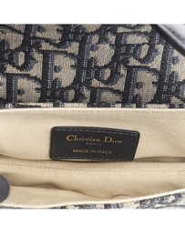 Pre-Loved by Azura Reborn - Pre-Loved Mini Oblique Canvas Saddle Bag