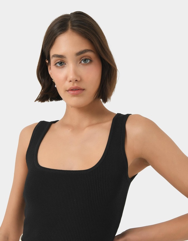 Forcast - Vivi Rib Knit Tank Top