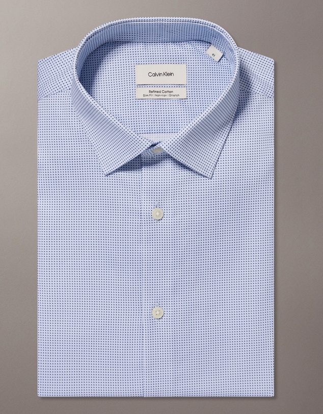 Calvin Klein - Poplin Stretch Dress Shirt