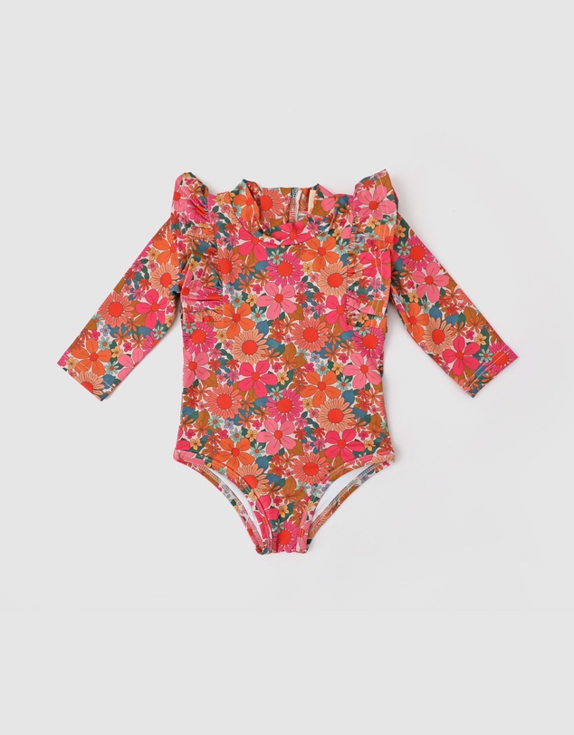 WITH LOVE FOR KIDS - Shimmy Long Sleeve Swimmers - Babies - Kids