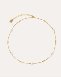 Ottoman Hands - Lyra Pearl Beaded Necklace