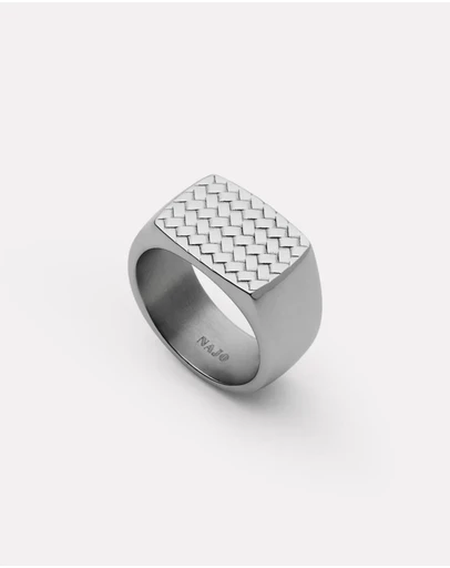 Najo - Shadowline Men's Steel Ring