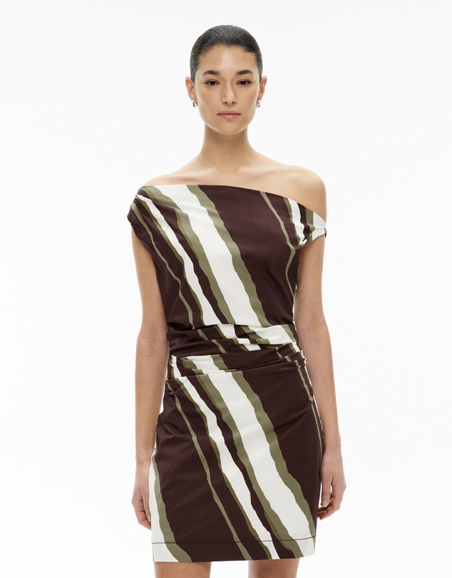 Witchery - Asymmetric Shoulder Mini Dress