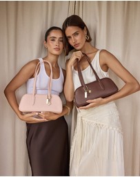 VESTIRSI - Vera Pale Pink Baguette Bag