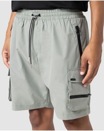 PYRA - Nero Cargo Shorts - Dusty Olive