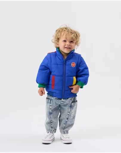 Goldie + Ace - Charlie Sunrise Parka Jacket/Vest - Babies-Kids