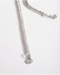 Lovisa - Silver Cubic Zirconia Lariat Necklace