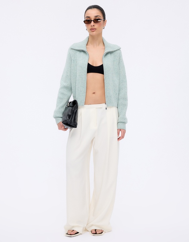 Minima Esenciales - Niles Merino Wool Zip Cardigan