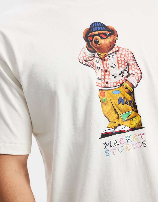 Market - Folk Fitted Bear T-Shirt