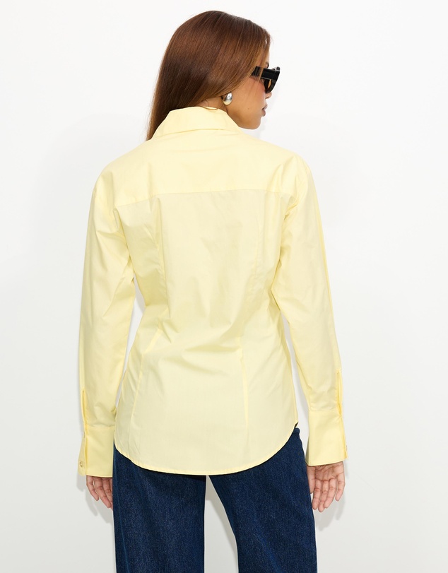 Dazie - Em Asymmetrical Button Up Shirt