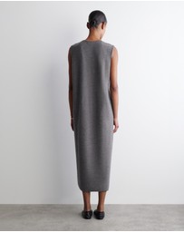 COS - Boiled-Wool Midi Dress