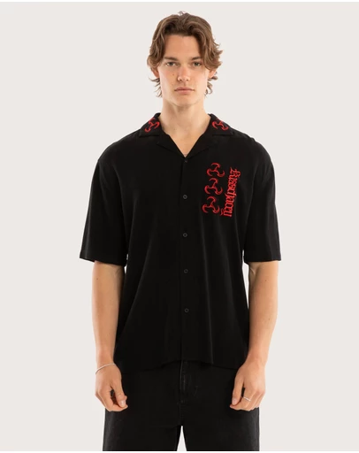 Kiss Chacey - Shadowrun SS Button Up Shirt