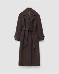 & Other Stories - Tie-Belt Wool Coat