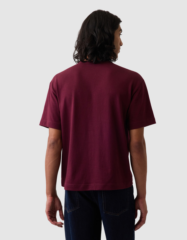 GAP - SS Relaxed Heavy Cropped Logo T-Shirt