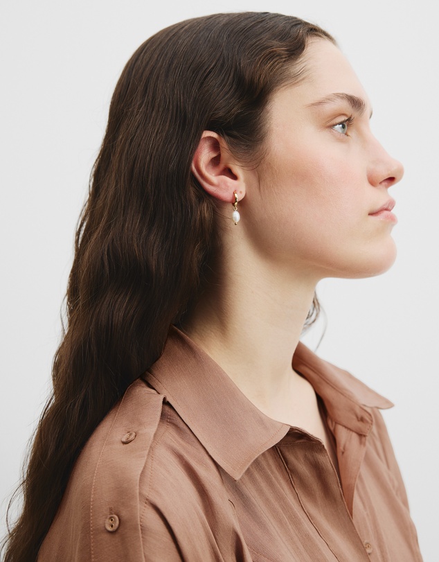 Country Road - Ava Mini Pearl Hoop Earring