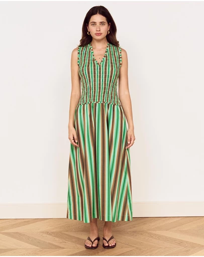 MINKPINK - Rue Shirred Midi Dress