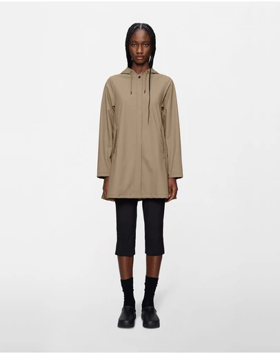 RAINS - A-Line Women's Jacket Beige