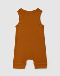 WITH LOVE FOR KIDS - BASICS Ribbed Romper - Babies