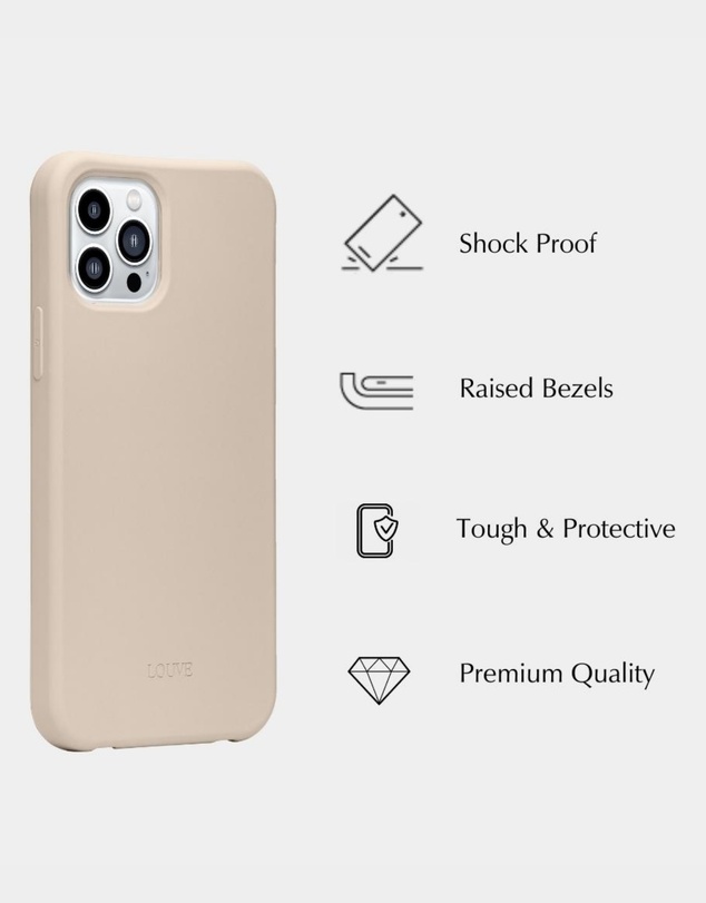 LOUVE COLLECTION - Desert Sand Phone Case + Summer in Santorini Strap