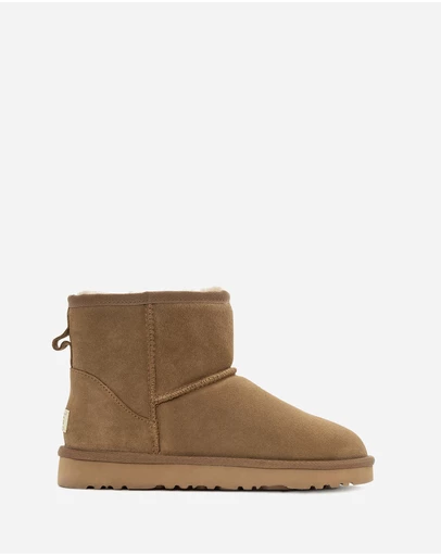 Ozwear Connection Uggs - Ugg Boots Genuine Australian Sheepskin Unisex Mini Classic Suede