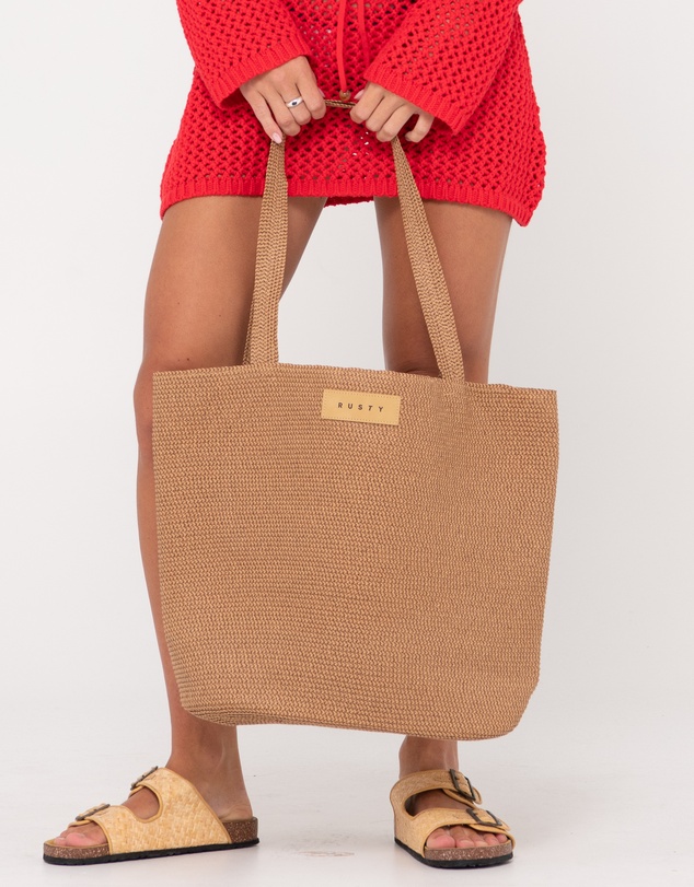 Rusty - Gisele Straw Beach Bag
