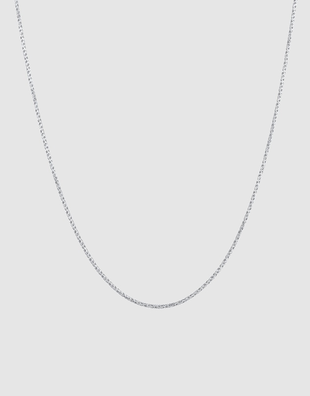 Kuzzoi - ICONIC EXCLUSIVE - Classic Rope Chain Necklace in 925 Sterling Silver