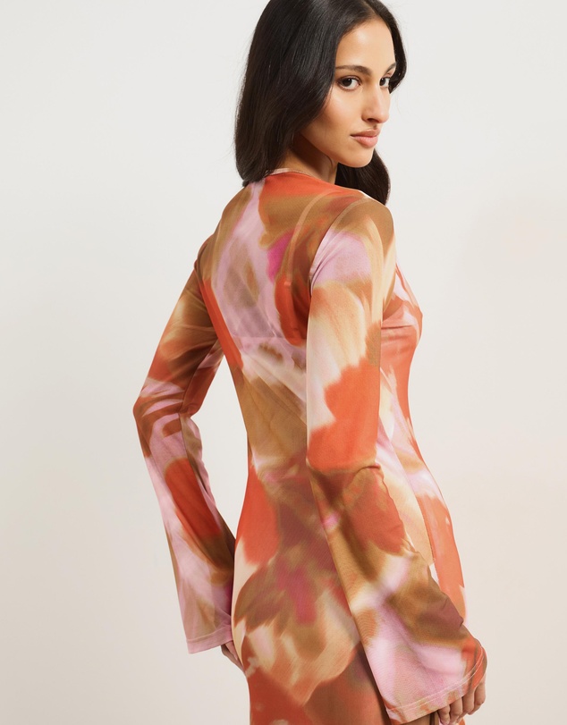 Atmos&Here - Sari Mesh Maxi Dress