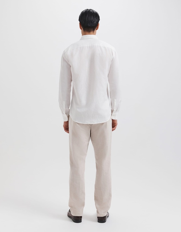SABA - Reeves Long Sleeve Classic Linen Cotton Shirt
