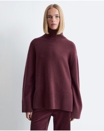 & Other Stories - Oversized Turtleneck Wool Jumper