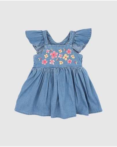 Fox & Finch - Grow Wild Embroidered Dress - Babies