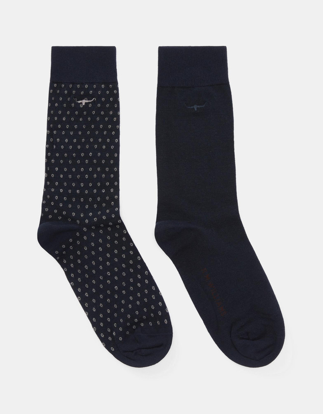 R.M.Williams - 2-Pack Nelson Polka Dot Socks