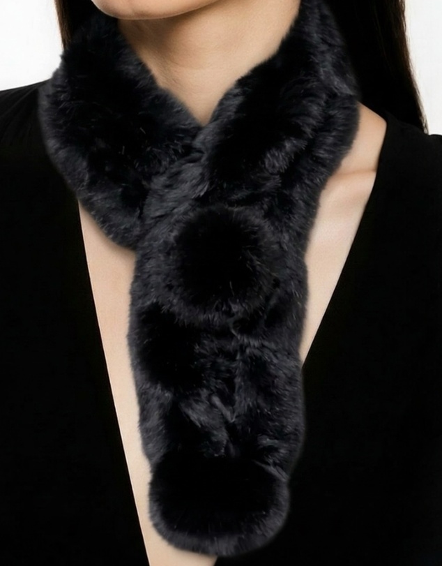 Mossée - Sylvia Fluffy Faux Fur Scarf