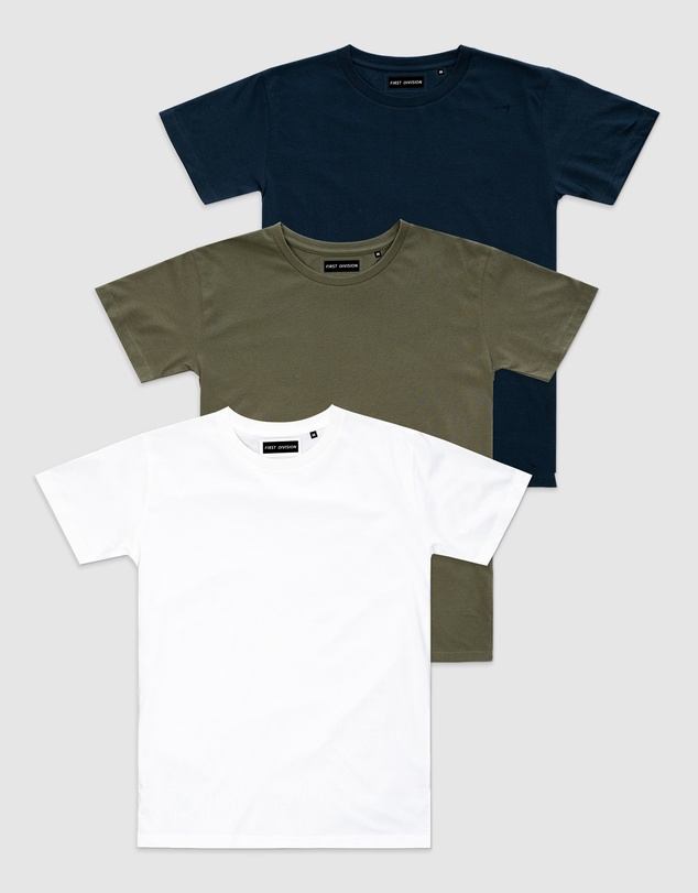 First Division - 3-Pack Weekender Tee