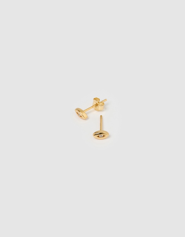 Arms Of Eve - Amulet Gold Studs