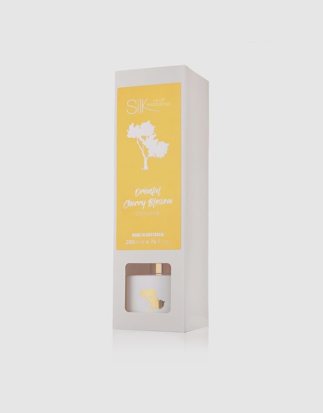 Silk Oil of Morocco - Oriental Cherry Blossom Luxe Reed Diffuser